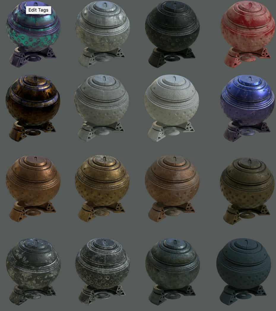 متریال سابستنس پینتر دانلود 60 متریال برای Substance Painter